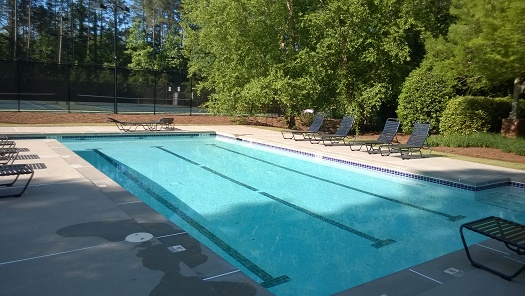 The Princeton Square community swimming pool